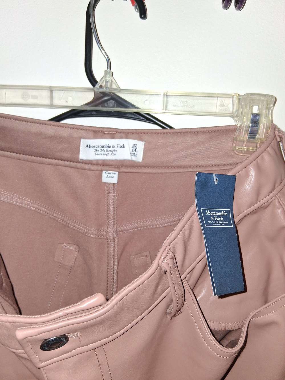 Abercrombie & Fitch Women's Blush Pink Jeans